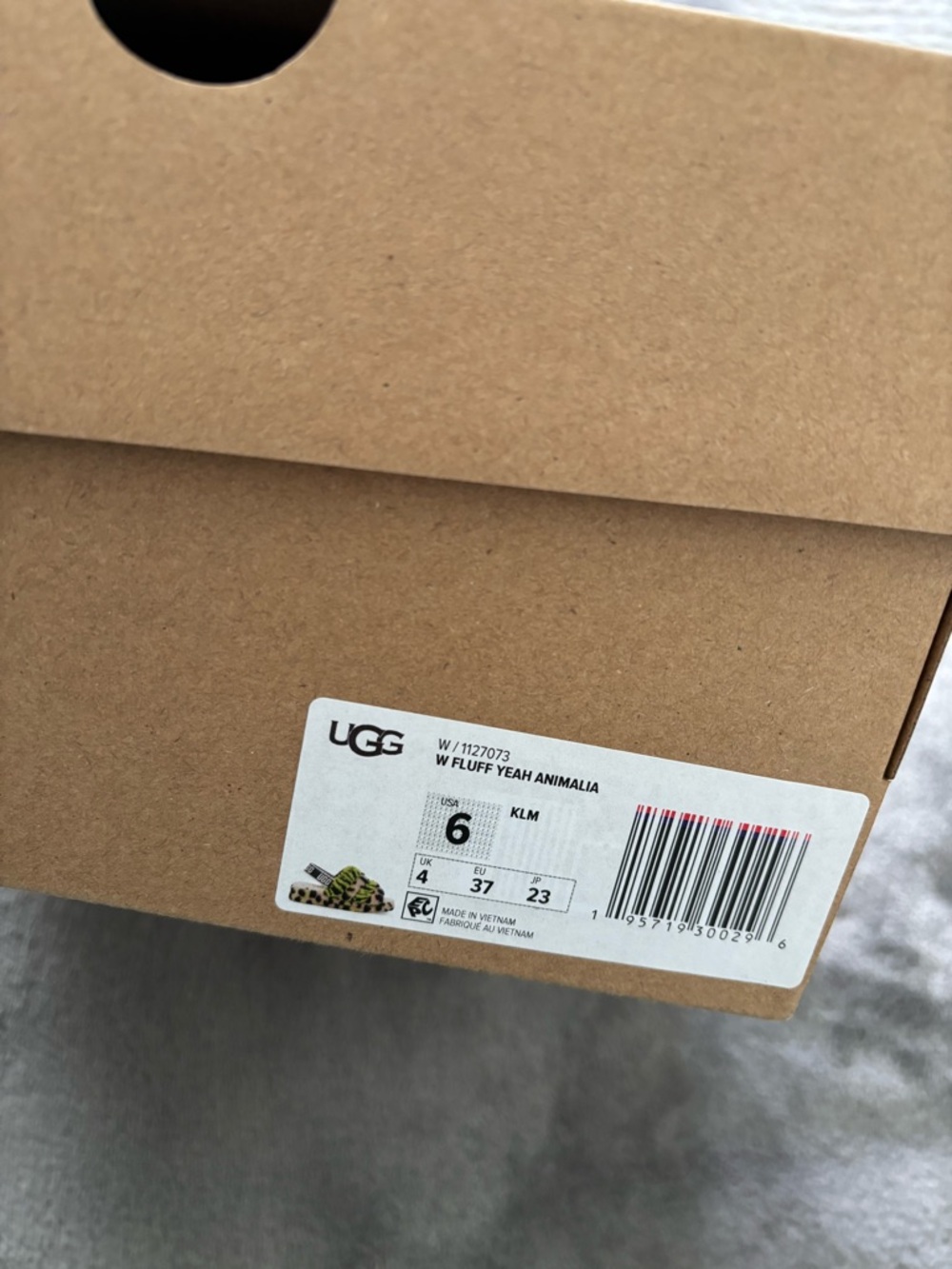 Women’s UGG Fluff Yeah Slide Slippers - Size 6 - Picture 6 of 6